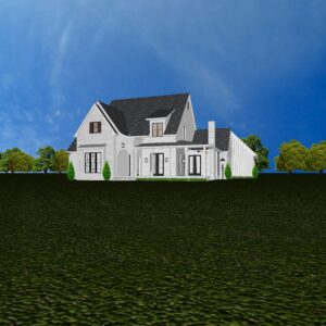 Modern Farmhouse 3D Exterior